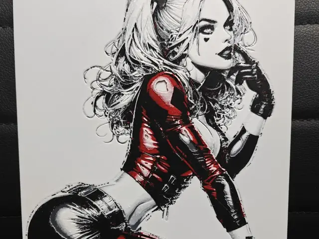 HueForge model: Harley Quinn by TheHueforgeLady