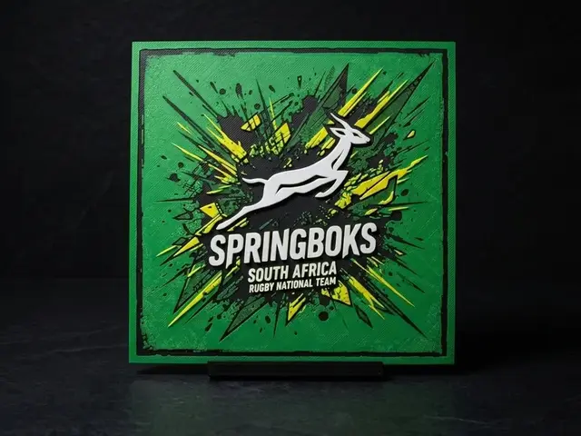 HueForge model: South Africa Springboks - Hueforge by LED