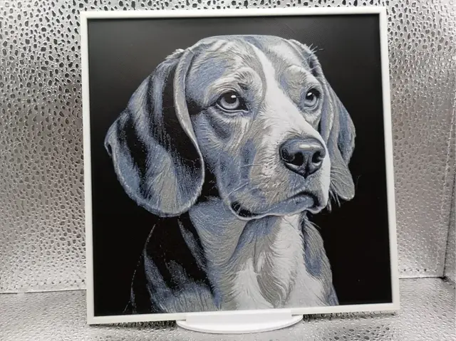 HueForge model: Beagle – Hueforge 3D-Printed Artwork by Borishotch Industries