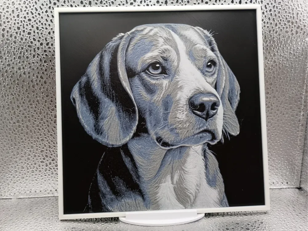 Beagle – Hueforge 3D-Printed Artwork by Borishotch Industries HueForge model: Beagle – Hueforge 3D-Printed Artwork by Borishotch Industries
