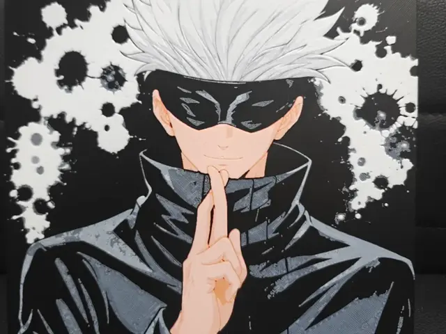 HueForge model: Satoru Gojo Jujutsu Kaisen by TheHueforgeLady