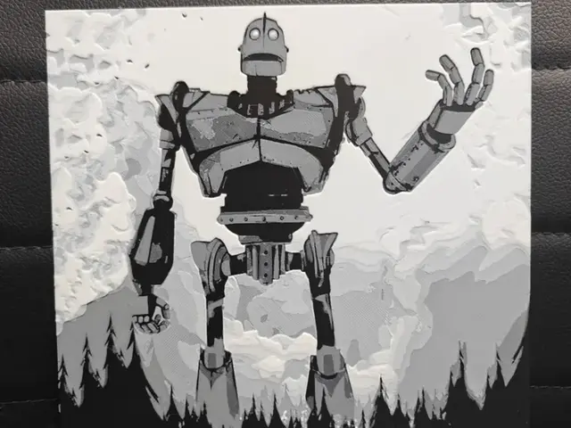 HueForge model: The Iron Giant by TheHueforgeLady