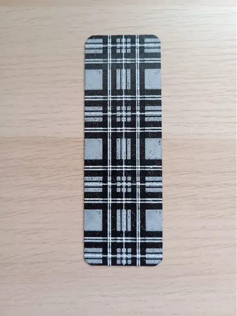 HueForge model: Checkered Clothing Style Bookmark by Atrus Design