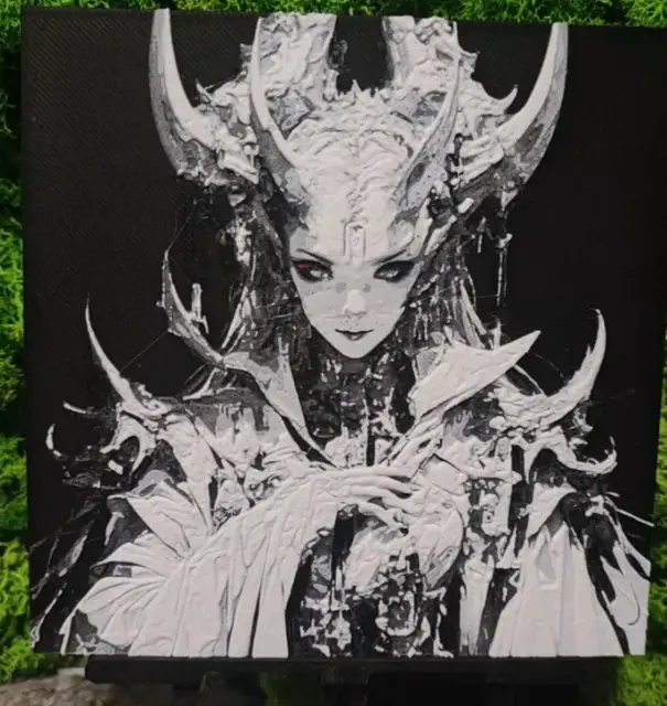 HueForge model: Demon Empress by Garuda3D