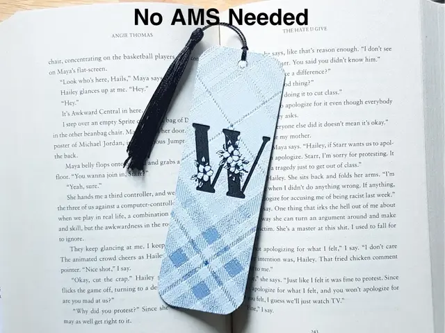 HueForge model: Monogram W Bookmark, Hueforge by Dame Jo