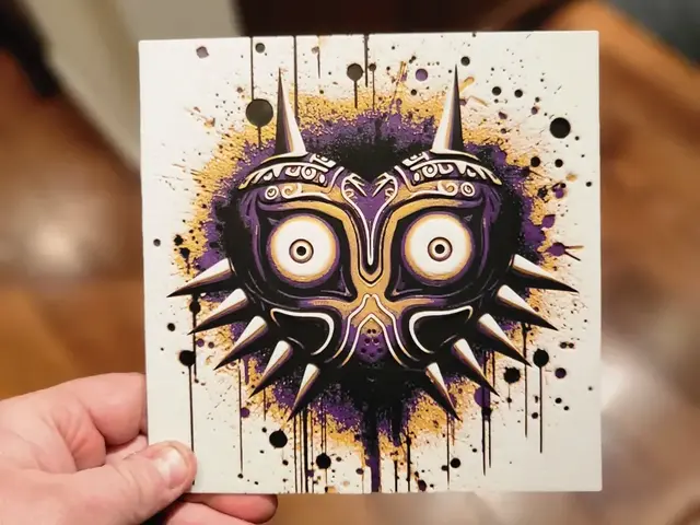 HueForge model: Graffiti Majoras Mask Hueforge by 3Ree Printing