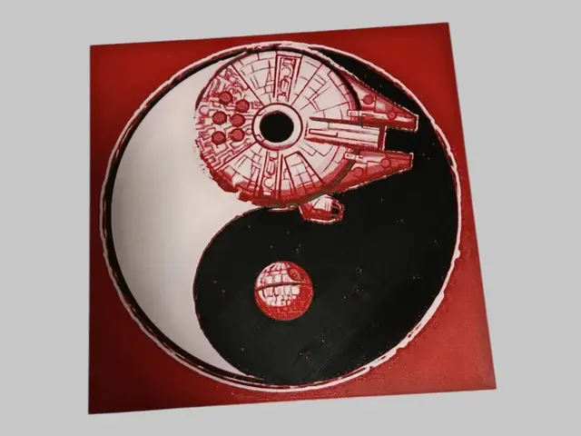 Star Wars jin-jang millennium falcon hueforge