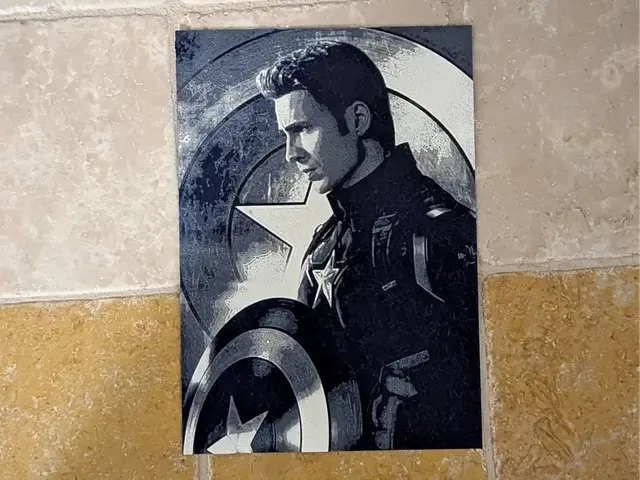 HueForge model: Captain America - Hueforge by suaimondi
