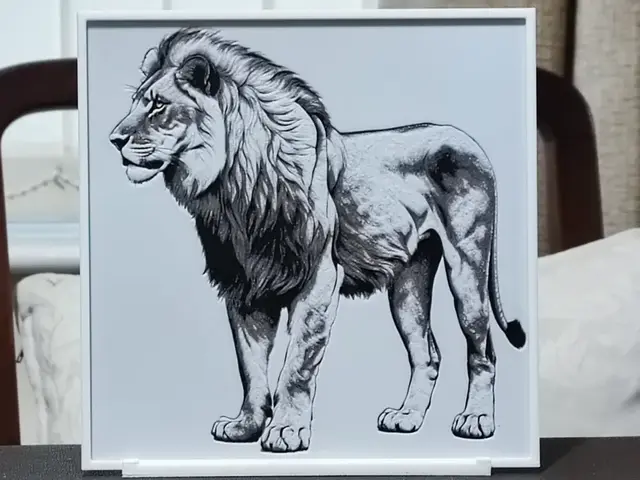 HueForge model: King Of The Jungle - HueForge 3 Color by BoDad