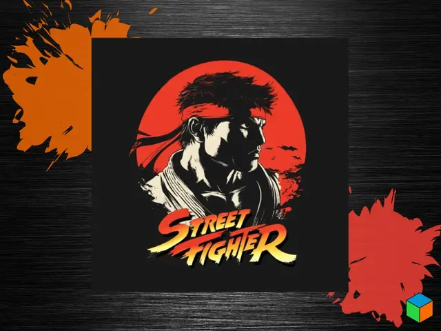 HueForge model: 🥋 Street Fighter — Retro Gaming Collection 🥋 by 3D Prints By Vic