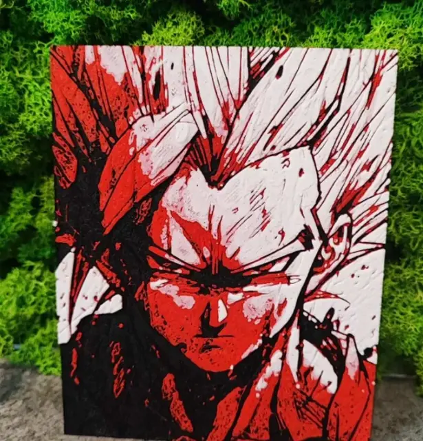 HueForge model: Gohan Rage by Garuda3D