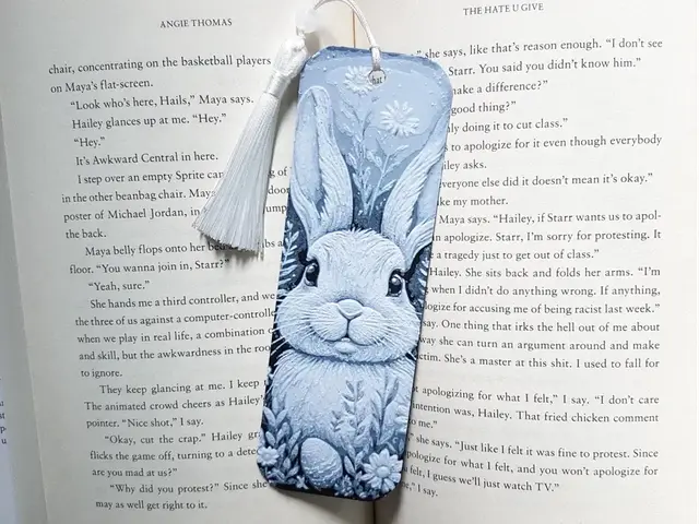 HueForge model: Easter Bunny Bookmark by Dame Jo