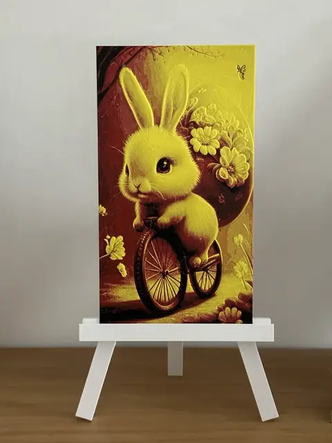 HueForge model: Easter Rabbit Egg HueForge art by enricoRE