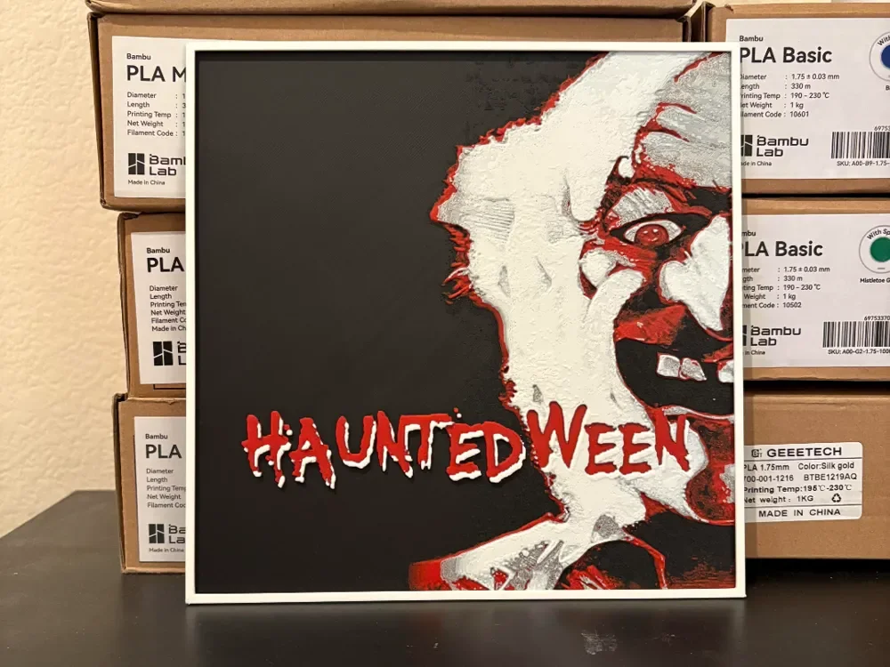 HauntedWeen Hueforge by Estiv HueForge model: HauntedWeen Hueforge by Estiv