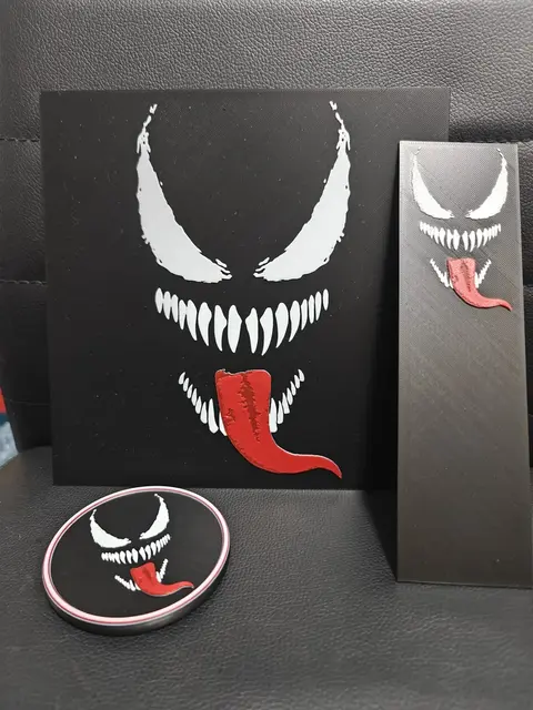 HueForge model: Venom Spiderweb Set by TheHueforgeLady