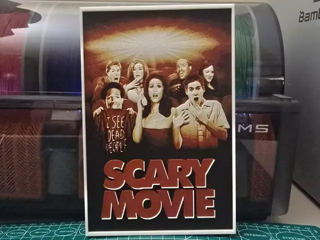 HueForge model: "Scary Movie" Movie Poster - Hueforge Art by Lumpy3D