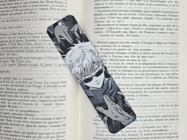 HueForge model: Bookmark Satoru Gojo by Kactus Fpv