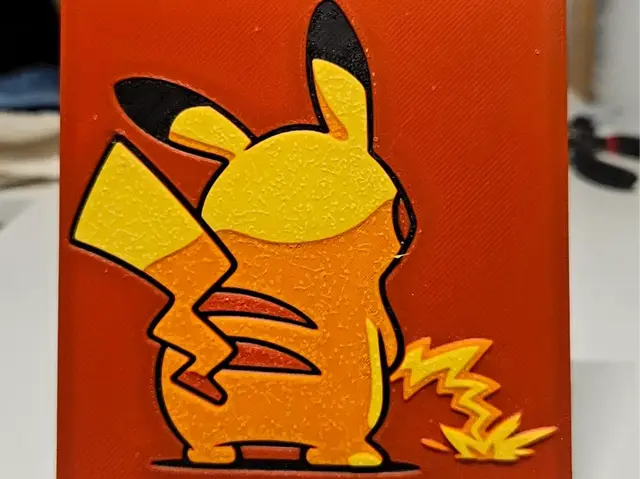 HueForge model: Peeing Pickachu by Mano's 3d_Art