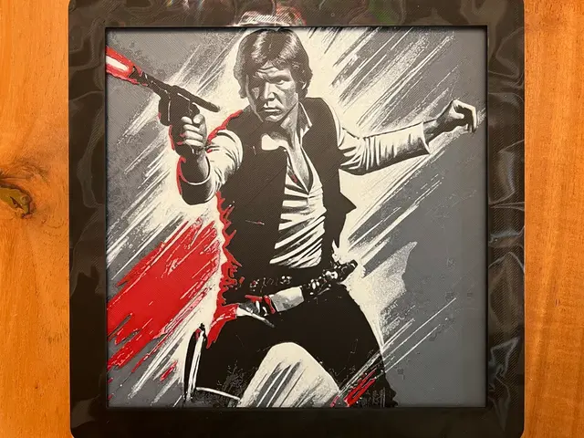 HueForge model: Han Solo 2.0 by JustBe 3D Printing