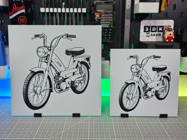 HueForge model: Peugeot 103SP - Hueforge - 3 Colors by Montoya Maker