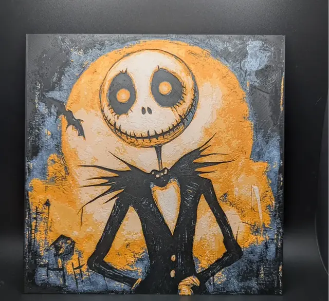 HueForge model: Jack Skellington Hueforge by the_bearded_jedi