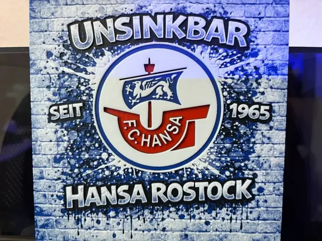 HueForge model: Hansa Rostock Unsinkable Graffiti Hueforge by Reeftank&more