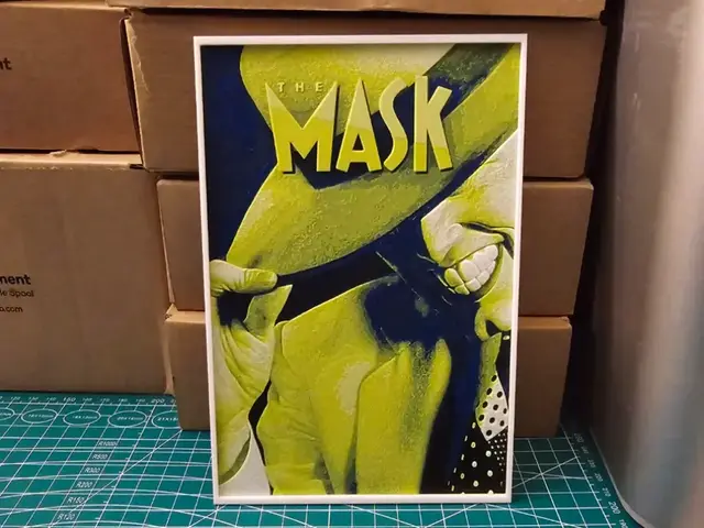 HueForge model: The Mask - Movie Poster - Hueforge Art by Lumpy3D