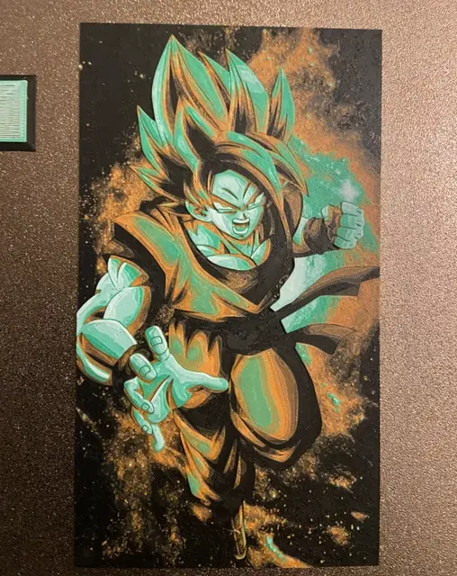 HueForge model: GOKU-13 by Morganja