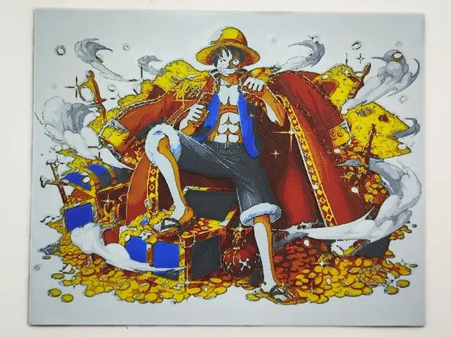 HueForge model: Luffy - One piece - hueforge by Altf4-Formation