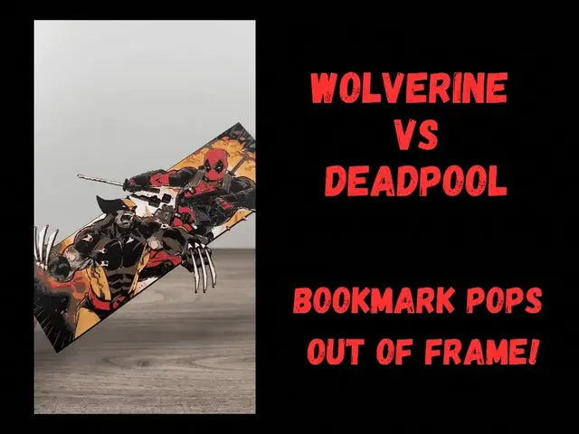 HueForge model: Wolverine Vs Deadpool - Oversized Bookmark by Canadian Gamer