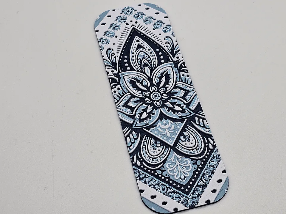 Ornate Bookmark 2 - Hueforge - 3 colors by doodleddigital HueForge model: Ornate Bookmark 2 - Hueforge - 3 colors by doodleddigital