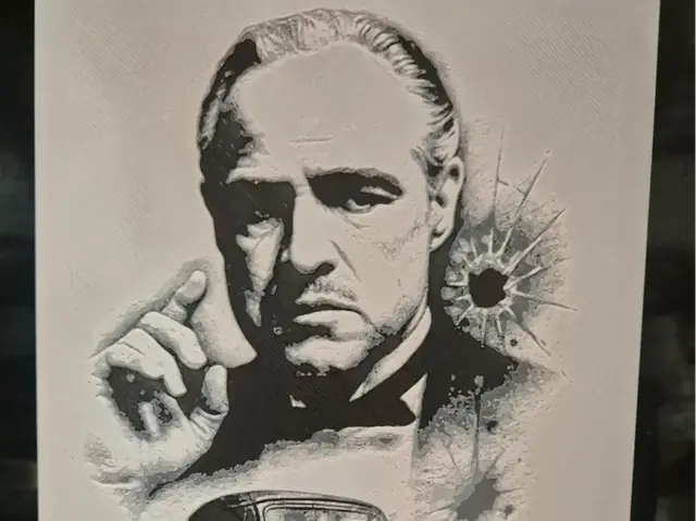 HueForge model: The Godfather by Buntsta