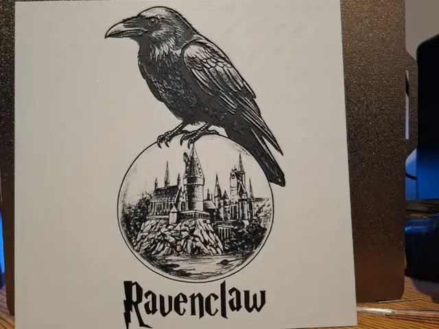 HueForge model: Ravenclaw and Hogwarts by 3dGlow