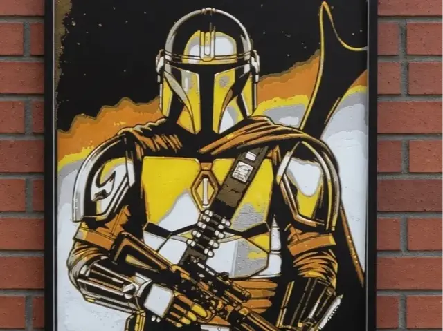 HueForge model: The Mandalorian by World of Glt 3d
