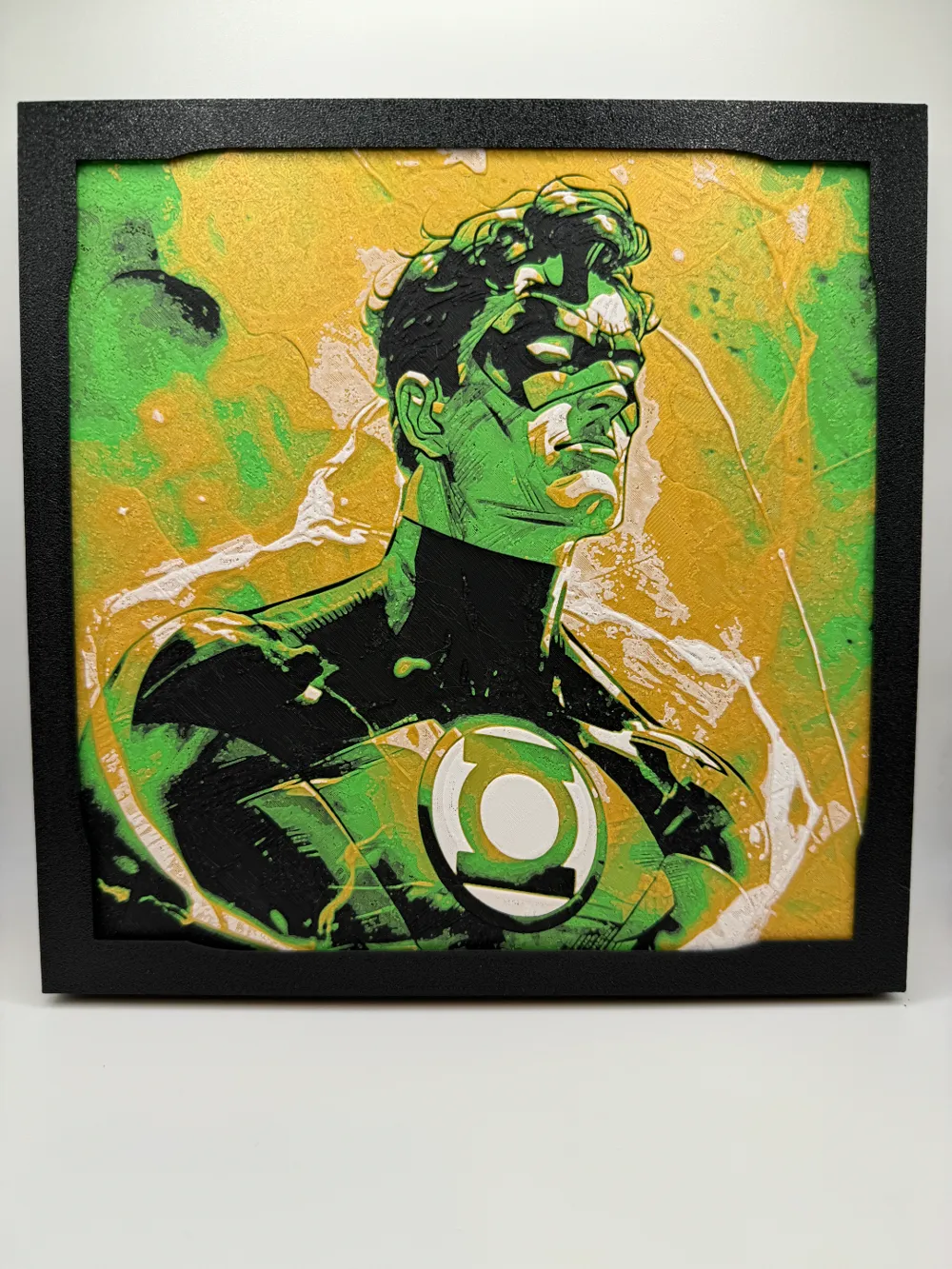 Green Lantern - DC Hueforge by Canadian Gamer HueForge model: Green Lantern - DC Hueforge by Canadian Gamer