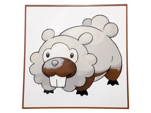 HueForge model: Bidoof Pokemon Hueforge Bibarel Beaver Brown by Elsie Moonshadow