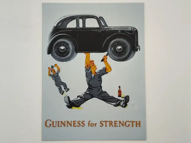 HueForge model: Vintage Guinness advertising poster 11 - Hueforge by Altf4-Formation