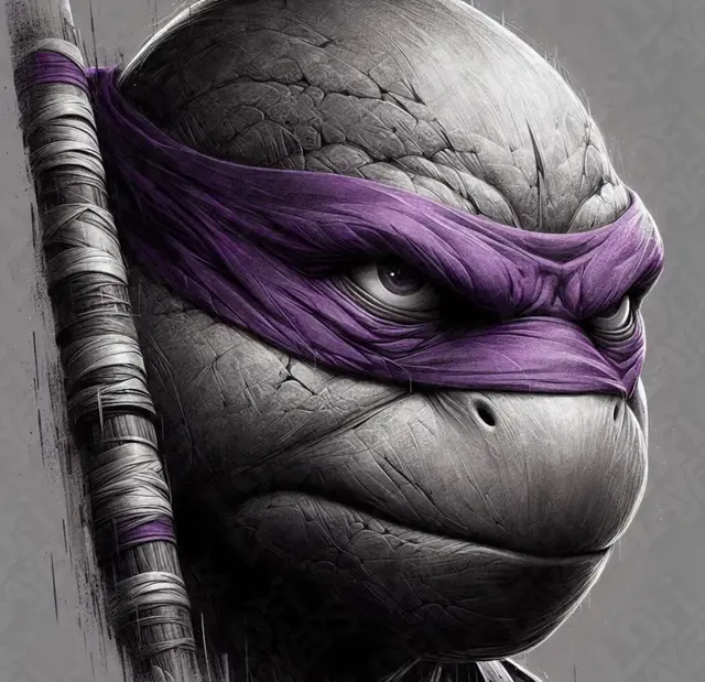 HueForge model: TMNT Donatello (Donnie) Hueforge by LoFi Layers