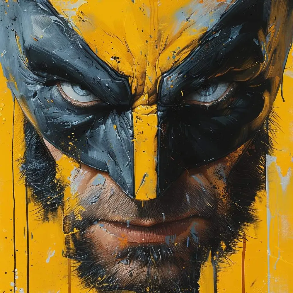 Wolverine by Garuda3D HueForge model: Wolverine by Garuda3D