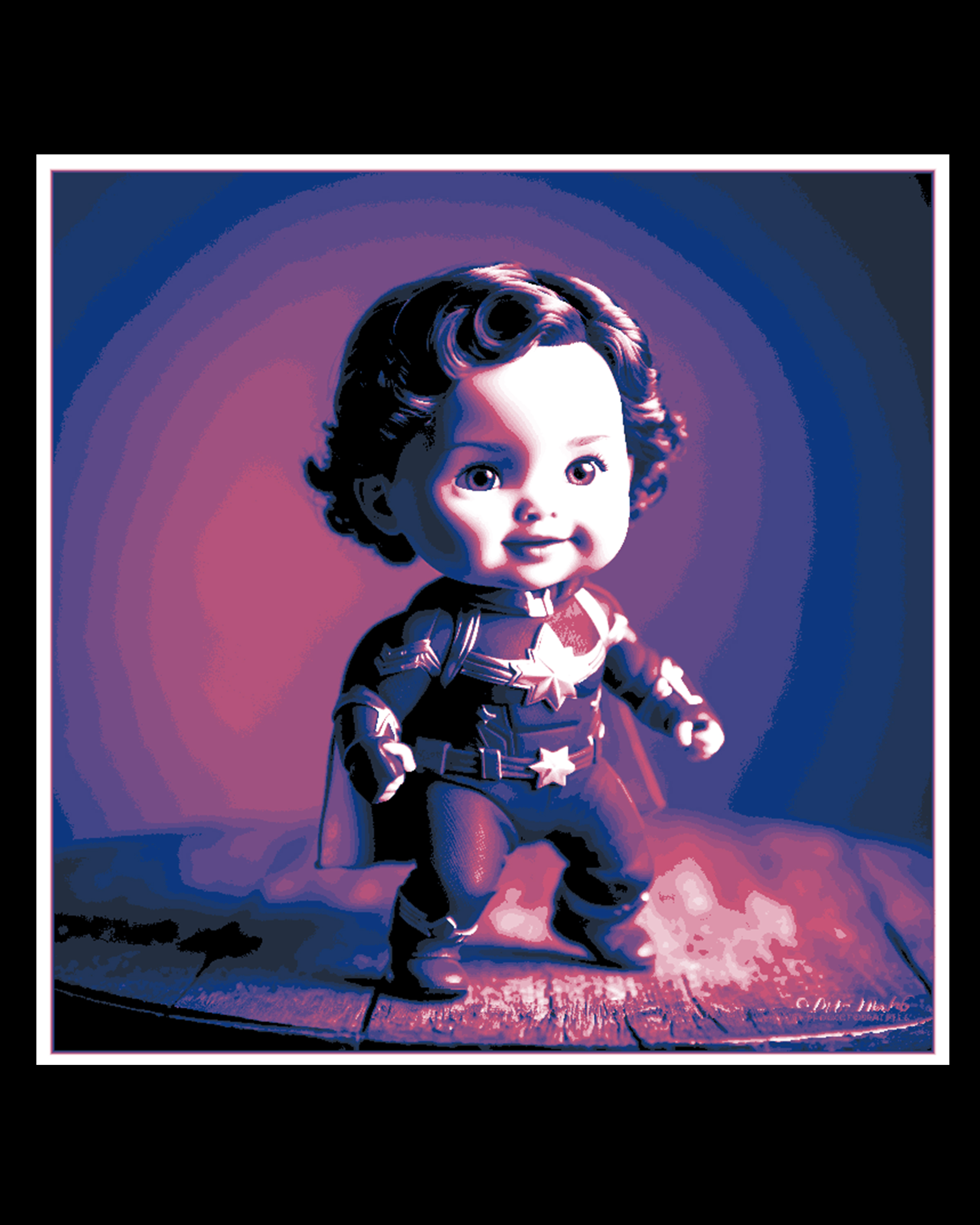 marvel.3mf by BooneCo3d HueForge model: marvel.3mf by BooneCo3d