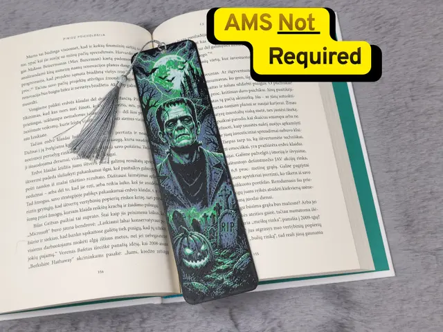 Frankenstein Halloween HueForge Bookmark