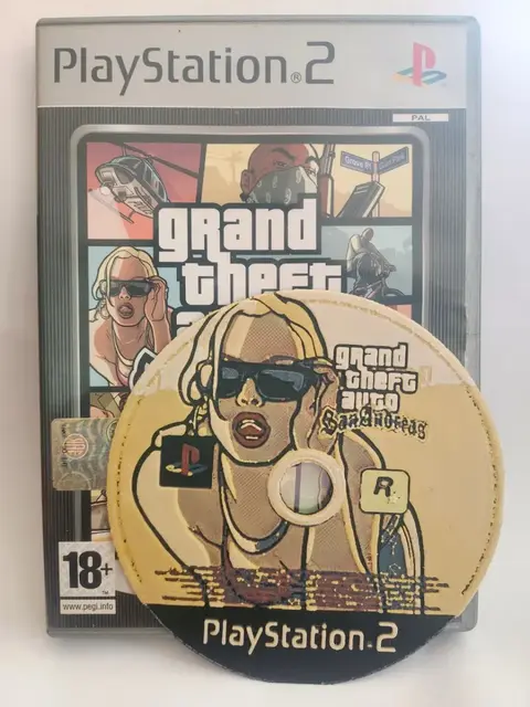 HueForge model: Grand Theft Auto San Andreas - PlayStation 2 Disc - HueForge by keko