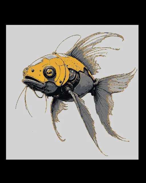 HueForge model: Now they are using Goldfish to monitor us!! - Hueforge Art by BooneCo3d