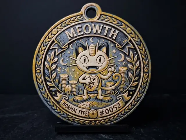HueForge model: Meowth #0052 - Pokemon Ornament by LED