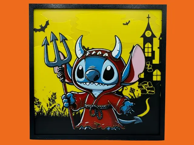 HueForge model: Stitch - Halloween Costume - Devil by Canadian Gamer