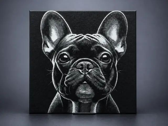 HueForge model: French Bulldog by Aleksandr