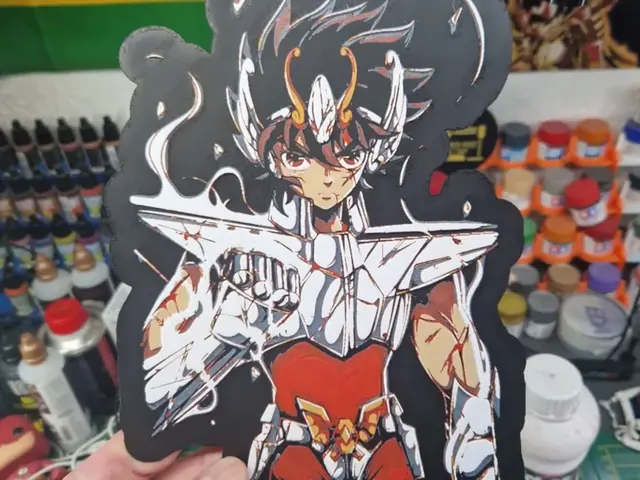 HueForge model: Saint Seiya Hueforge - Pegasus V2 by Dakiren