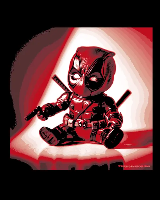 Chibi Art - Little one Photo of Deadpool from Marvel Comics