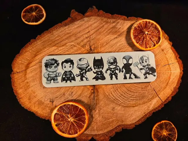 HueForge model: Marvel Characters 3 bookmark by EternalDesigns3D