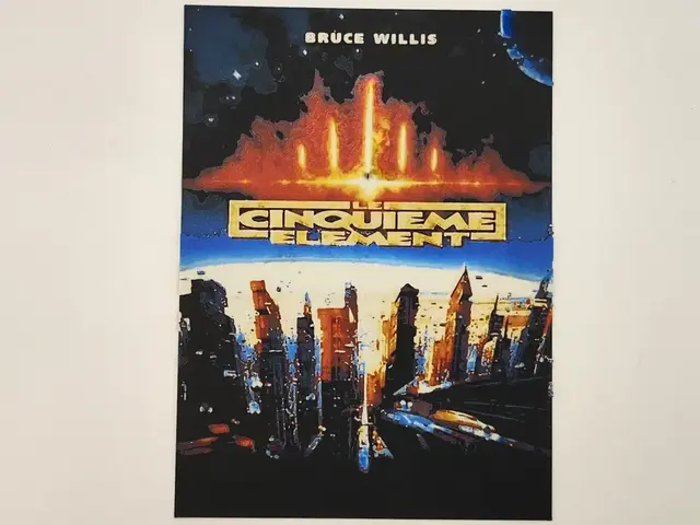 HueForge model: The Fifth Element poster - hueforge by Altf4-Formation